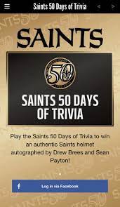 Super bowl xliv (new orleans vs indianapolis) we were going to spend millions of dollars on some fancy sporcle super bowl ad, but figured this game might be more fiscally responsible. New Orleans Saints On Twitter Go To The 50 Days Of Trivia Tab In Our App Answer Today S Question There Will Be A New Question Each Day Https T Co Fniej78l2w