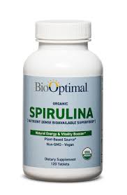 biooptimal organic spirulina tablets