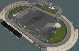 Map Dover International Speedway Real Nascar Race Track