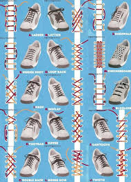 15 Creative Ways To Lace Your Sneakers A Chart Ways To