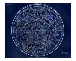Southern Hemisphere Constellation Celestial Map Astronomy