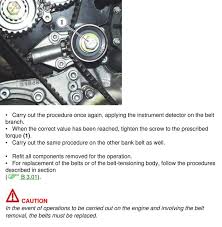 Check out your owner's manual to see which type of engine you have. 456 456m 550 575m And 612 Cambelt Tension Ferrari Life Forum