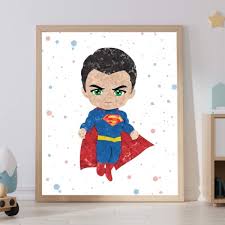 Superhero Nursery Art Wall Décor