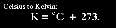 Units Of Temperature From Fahrenheit To Celsius To Kelvin