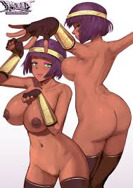 Menat Showing Off Her Ass and Tits by R