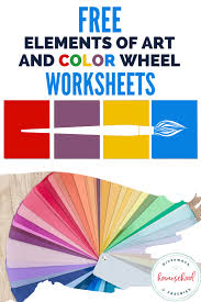art and color wheel worksheets