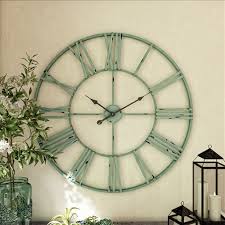 7845 Solange Round Metal Wall Clock