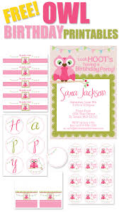 Free Birthday Party Printables How To Nest For Less