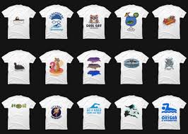 15 swimming shirt designs bundle for