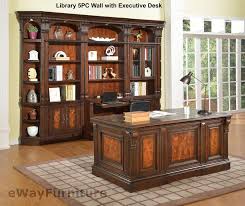 5pc library bookcase wall
