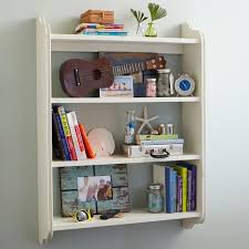 Beadboard Wall Bookcase Shelves In