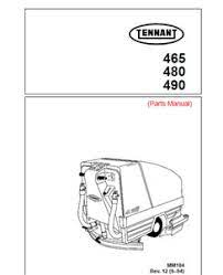 parts manual for tennant auto scrubber