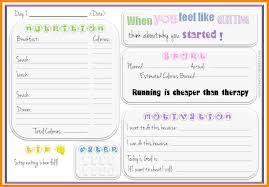 Free Fitness Journal Printable Acepeople Co