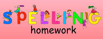 English - Spelling Homework - Ludlow Junior School