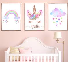Baby Girl Nursery Wall Art