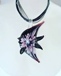 Genuine Murano Glass Fish Necklace On