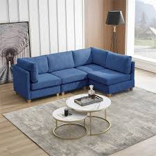 corduroy sectional sofa modern l