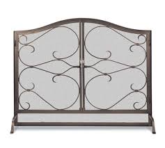 Arched Door Iron Gate Fireplace Screen