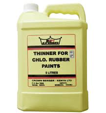 crown chlorinated rubber paint thinner