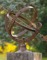 armillary sphere sundial 48cm ornament