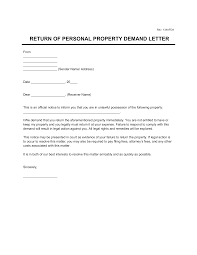 personal property demand letter pdf