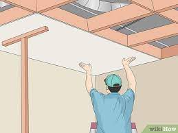 how to install ceiling drywall 12