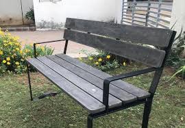 Recycled Plastic Waste Garden Bench