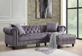 acme adnelis sectional sofa with 2