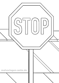 Bilder finden, die zum begriff. Verkehrszeichen Stoppschild Malvorlage Kostenlose Ausmalbilder