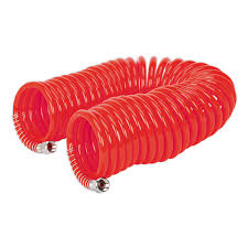 Pu Coiled Air Hose 10m X Ø6mm With 1 4