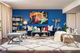 living room with z gallerie