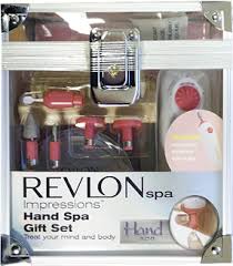 revlon impressions hand spa gift set