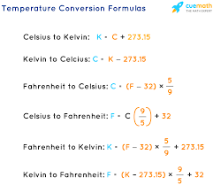 temperature conversion formula