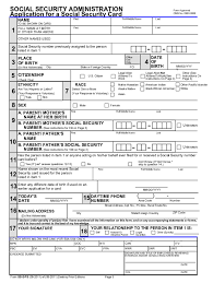 applying for a social security card is