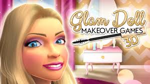 glam doll makeover games 3d beauty