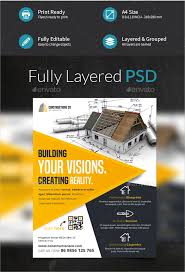 Flyer Background Template Free Download Construction Pany Flyer 24