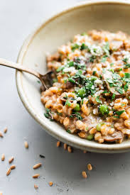 30+ years of experience in the culinary industry. Easy Mushroom Farro Risotto How To Make Farro Risotto A Beautiful Plate