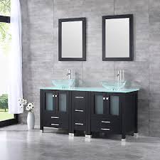 60inch Bathroom Vanity Cabinet Tempered