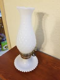 Vintage 1950 S White Milk Glass Hobnail