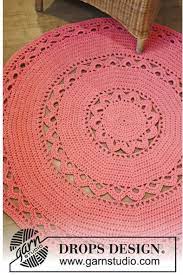 free crochet pattern round rug free