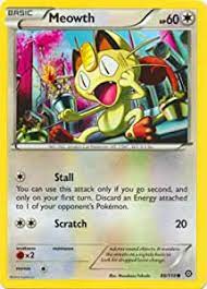 This card can be good for a decent amount of reasons, but the main focus is its access to 300 hp. Amazon Com Pokemon Meowth 88 114 Xy Steam Siege Toys Games