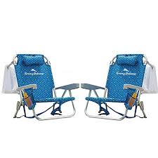 Tommy Bahama Beach Chairs Folding Lightweight Backpack Chair For Adults 2 Pack Ebay