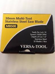 U004 50pk Fast Cut Wood Plastic Multi Tool Blades Fits