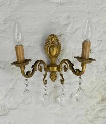 French Chandelier Matching Wall