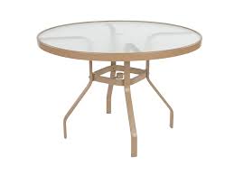 Acrylic Top Round Dining Table By