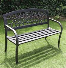 garden furniture metal benches the