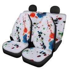 Personalized Car Seat Covers Set With