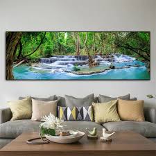 Natural Waterfall Canvas Painting