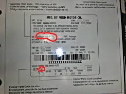 2009 Paint Code Information Master List Ford F150 Forum