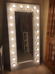 Full Length Vanity Selfie Mirror With Lights Ikea Hackers